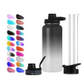 Open cup water bottles SS vacuum insulation cup